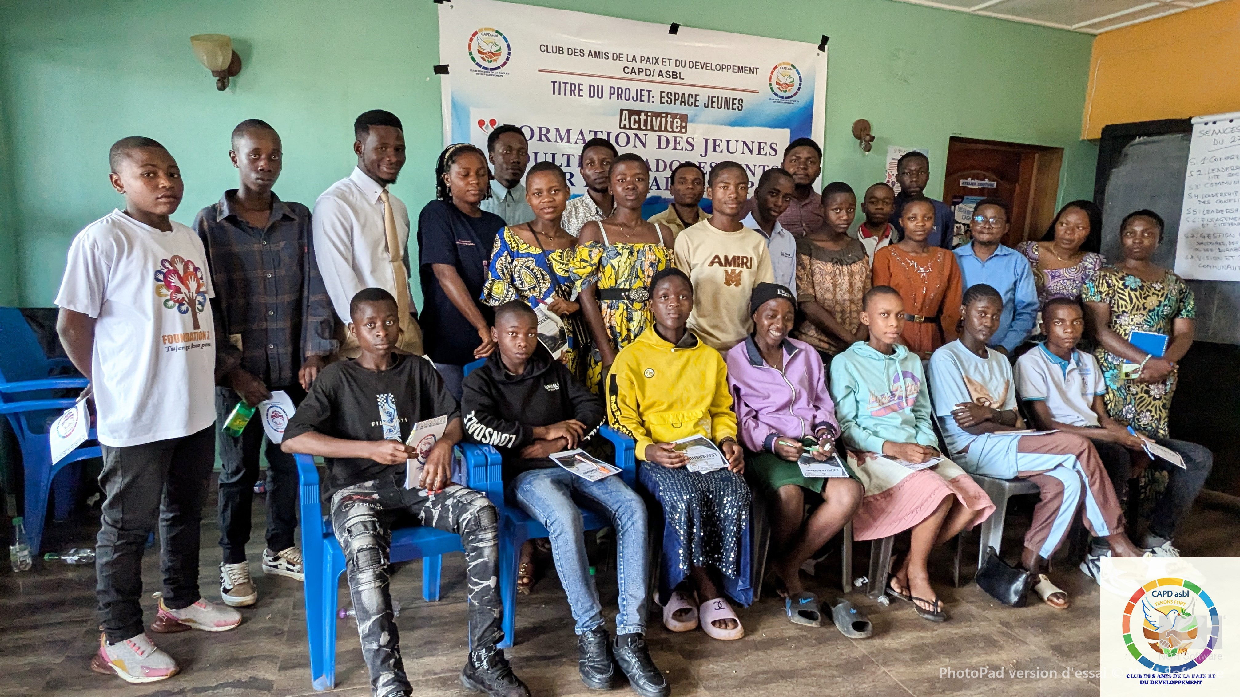 Espace Jeunes : Formation en Leadership des Jeunes  (Adolescents et  Adultes) de  la commune de Bagira