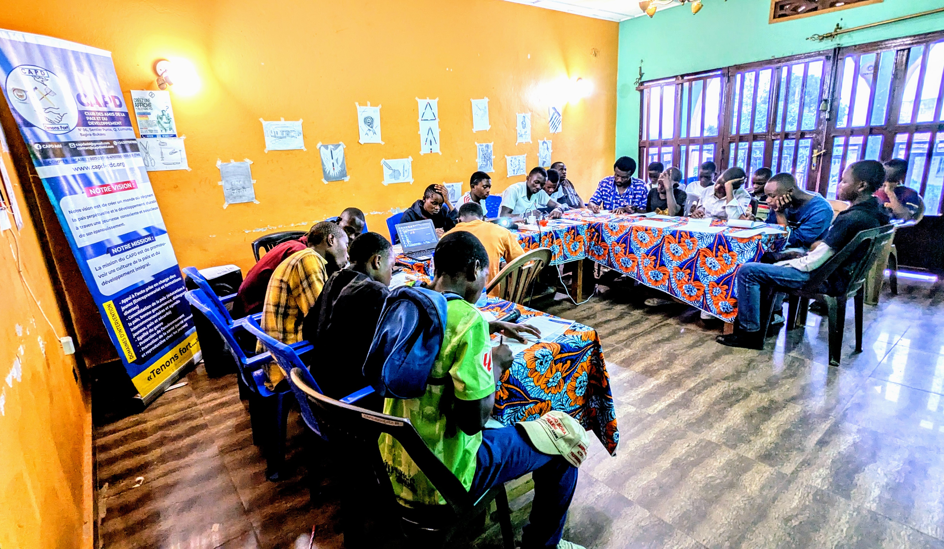 CAPD ASBL RENFORCE LA CRÉATIVITÉ DES JEUNES À TRAVERS UN ATELIER D’ART CRÉATIF ET IMAGINAIRE DÉDIÉ À LA PAIX